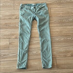 Free People Teal Corduroy Pants
